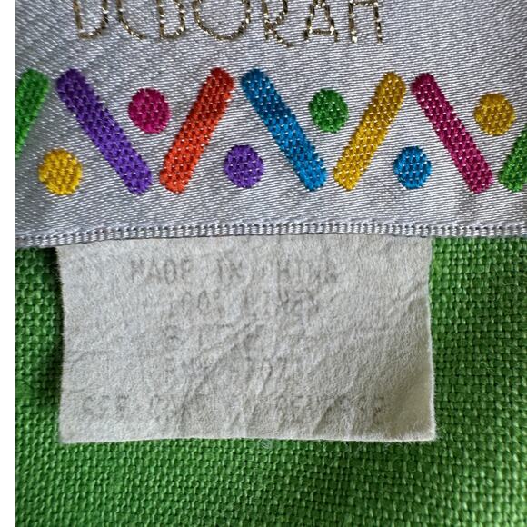 80s AMERICAN VINTAGE 100% Linen Top Women's Size 6 Breathable Natural Fiber - Picture 7 of 8